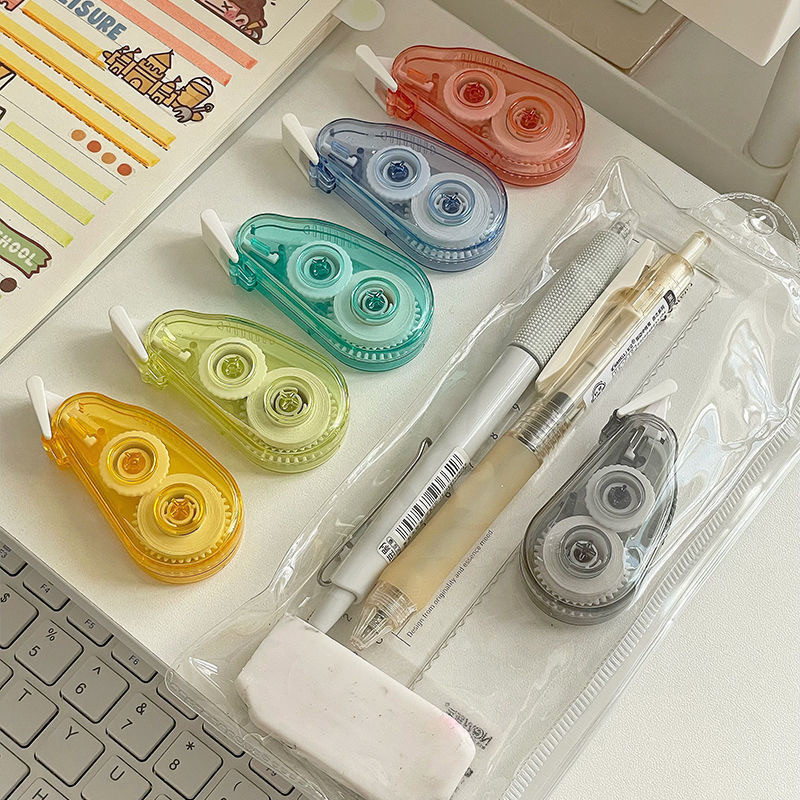 

SURABAYA Correction Tape / Tip Ex Kertas / Pita Koreksi Warna Pastel Tidak Mudah Terputus Korea Perlengkapan Sekolah
