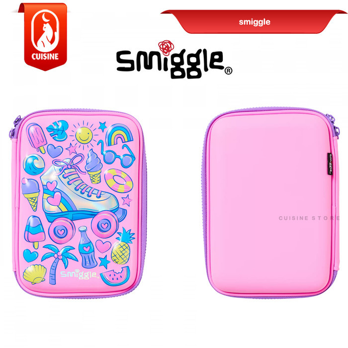 

[P R O M O] Kotak Pensil 3D SMIGGLE Hard Top Pencil Case Besar - sepatu roda