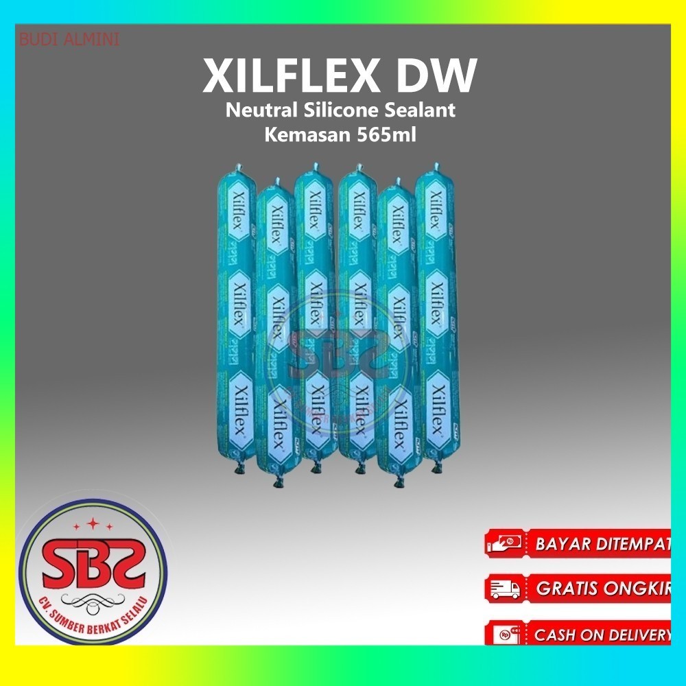 XILFLEX DW LEM Sosis Silicone Sealant Lem Kaca Kayu Aluminium Kusen DLL - Sealant Silicone Netral XI