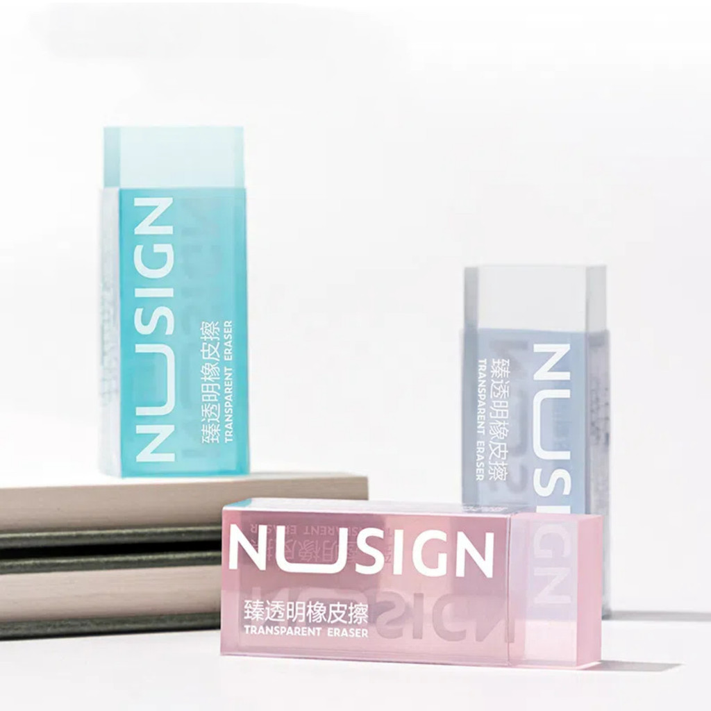 

DELI Lovely Transparent Eraser for Kids Ins Simplicity Solid Color Eraser Pencil Eraser Back To School Cute Student Supplies