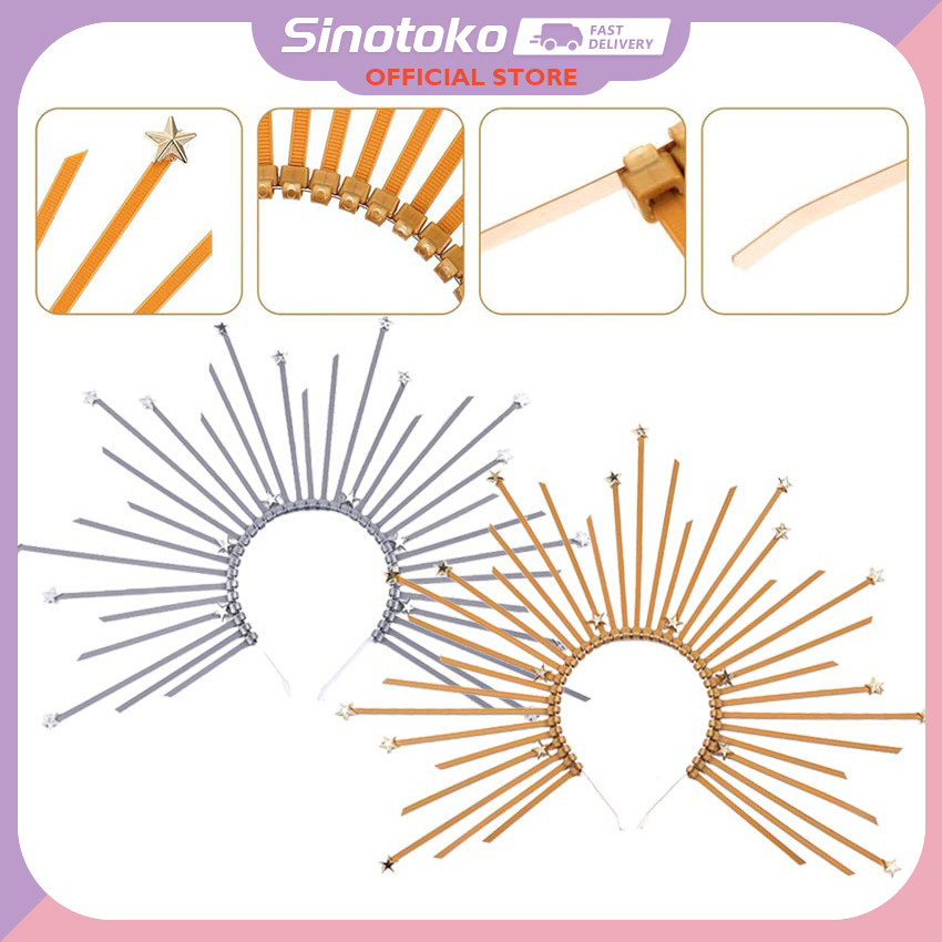 Bando Mahkota Cosplay/Bando Mahkota Fotografi/ Bando Mahkota Emas & Perak