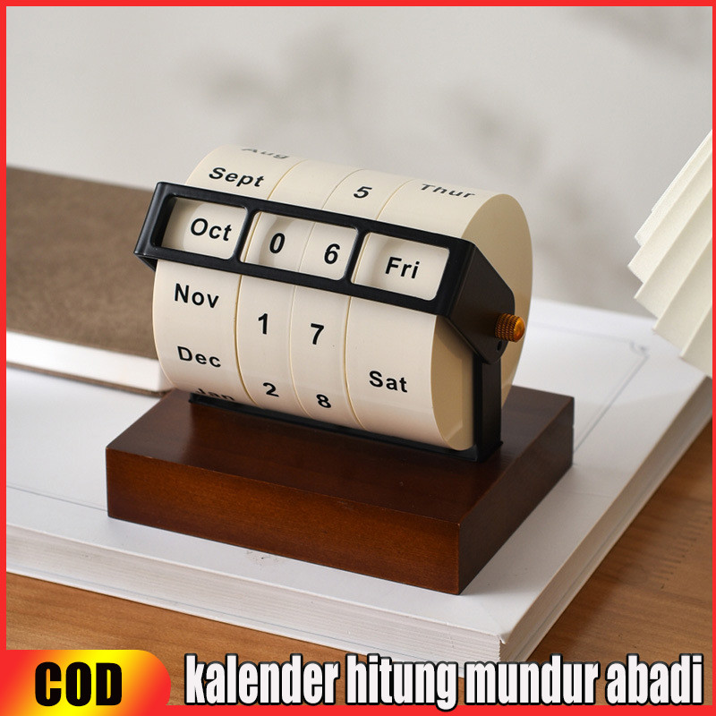 

Kalender berputar/kalender hitung mundur abadi/kalender dekorasi desktop/kalender segala cuaca yang estetis/hiasan/hadiah