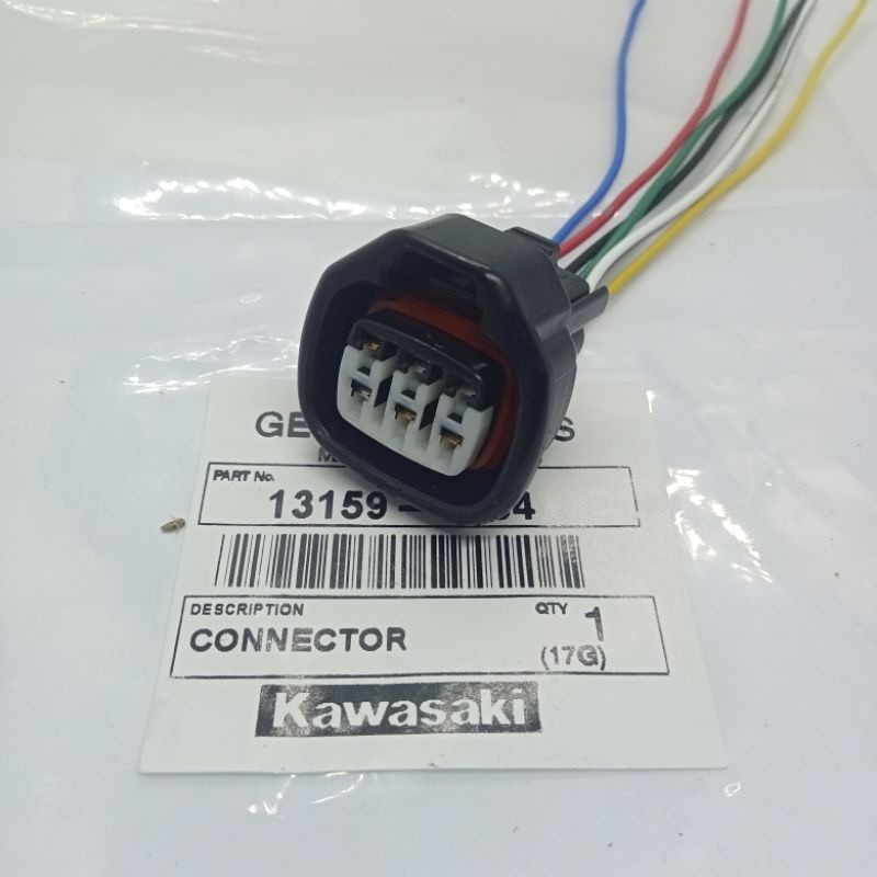 CODSOKET KOSONG PIN 6 ORI SOKET CDI KAWASAKI NINJA SATRIA MOBIL MOTOR UNIVERSAL- Sinarbaut.Bekasi x 