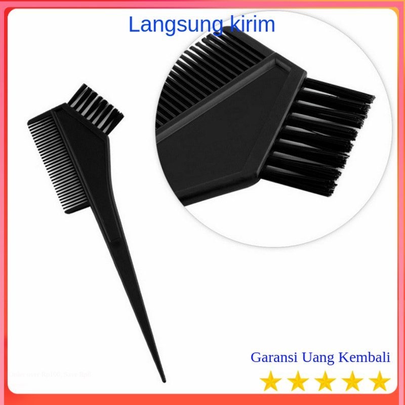 Sisir Semir Rambut Kuas Cat Warna Hair comb Hitam cowok cewek