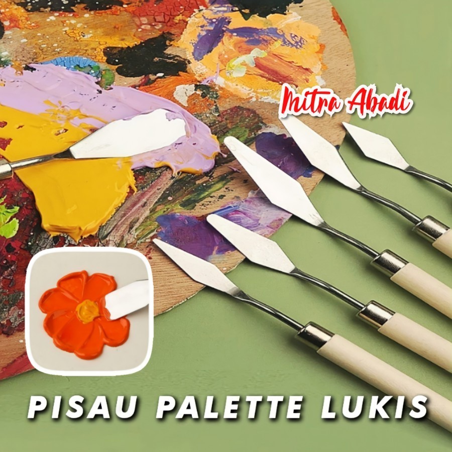 

Pisau Palet / Pallete Lukis - Scraper Spatula Dekorasi Kue