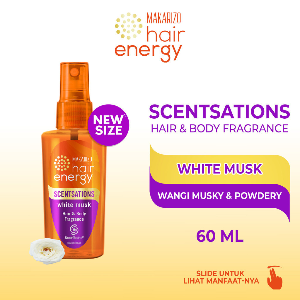Makarizo Hair Energy Scentsations White Musk 60 mL