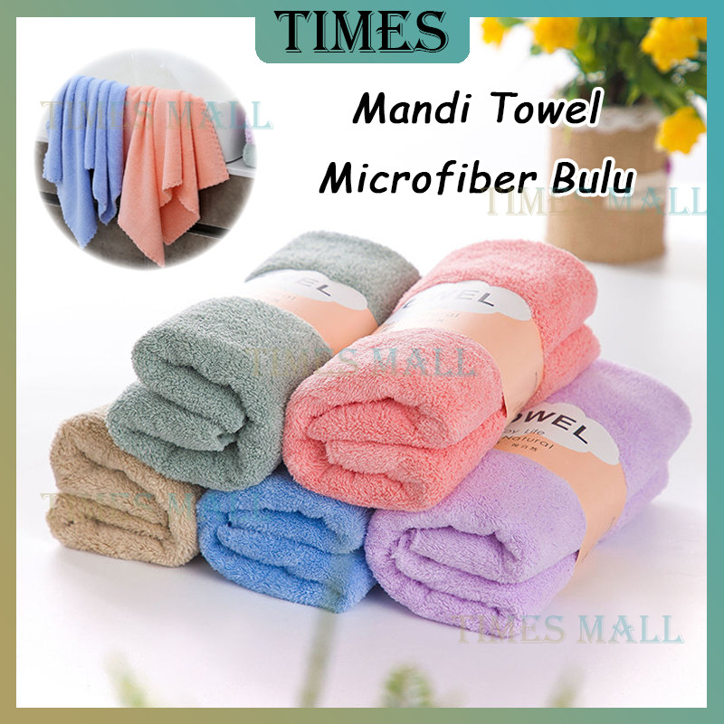 Mandi Towel Microfiber Bulu/Handuk Mandi Microfiber Bulu Premium/Handuk Microfiber Dewasa/Handuk Man