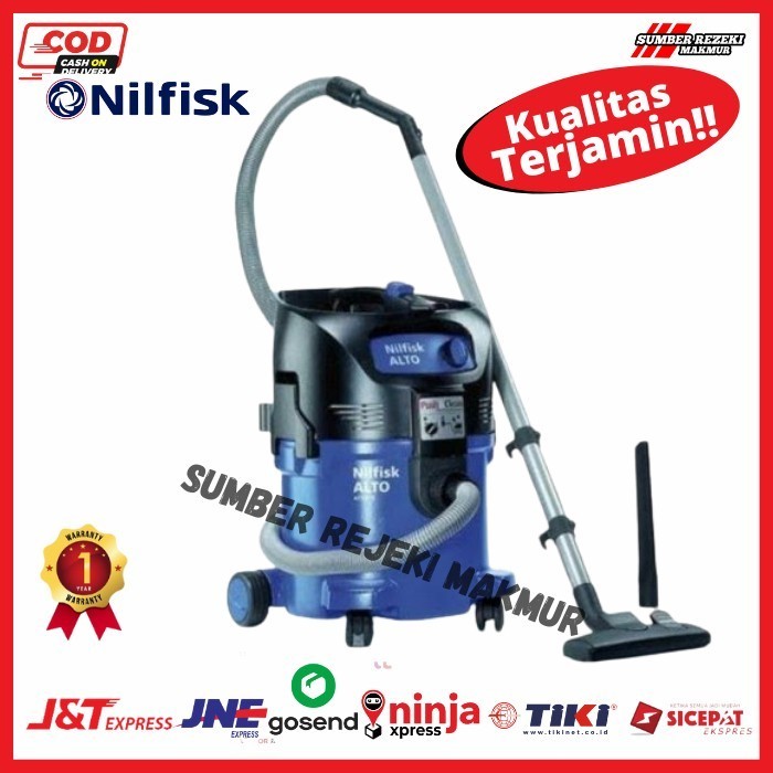 Nilfisk Vacuum Cleaner Penghisap Debu Basah Kering Nilfisk Attix 30-01