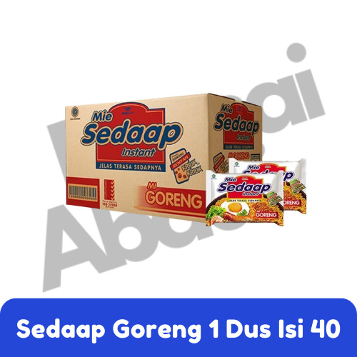 

SEDAAP MIE GORENG 1 DUS ISI 40 PCS | MIE INSTAN