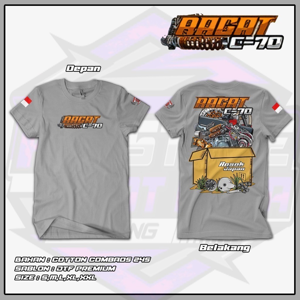 Kaos Ragat CB | Kaos Tshirt Ragat C=70 VOL.8 | Kaos Jamda Jateng | Terbaru 2024 | Kaos CB | Kaos Rac