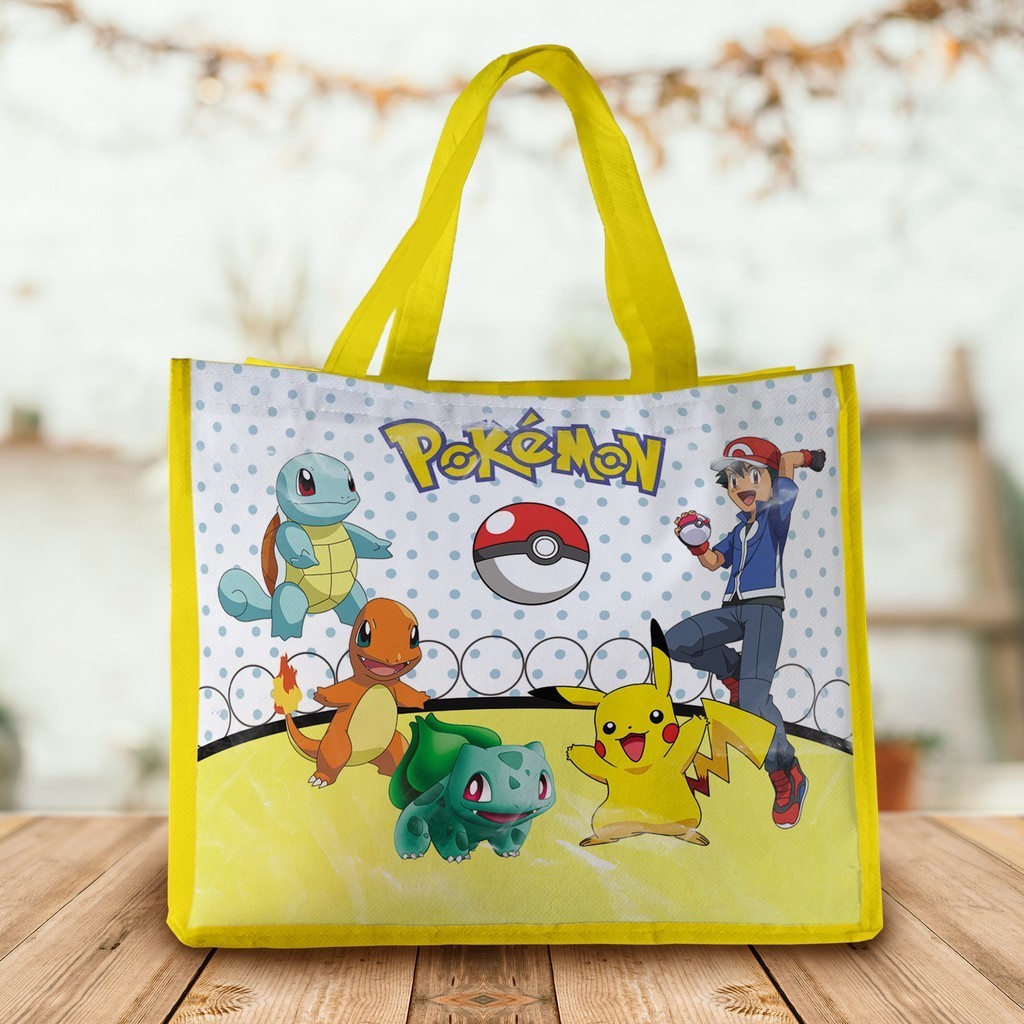 

Tas Ultah Ready Stok Landscape / Tas Ulang Tahun / Goodie Bag POKEMON