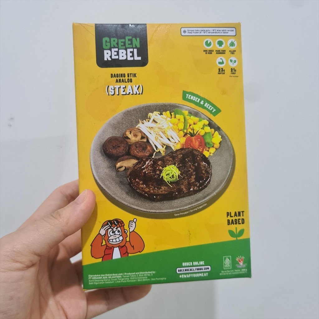 

Green Rebel Steak 200g ( Daging Stik Nabati Vegetarian )