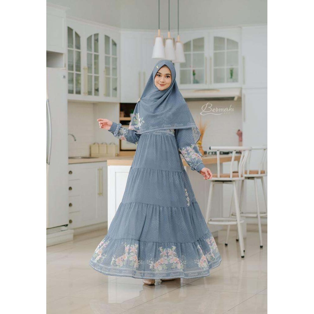 100% Original GAMIS SET SYARI CODE KIRANA BY BERMERK / GAMIS SET SYARI