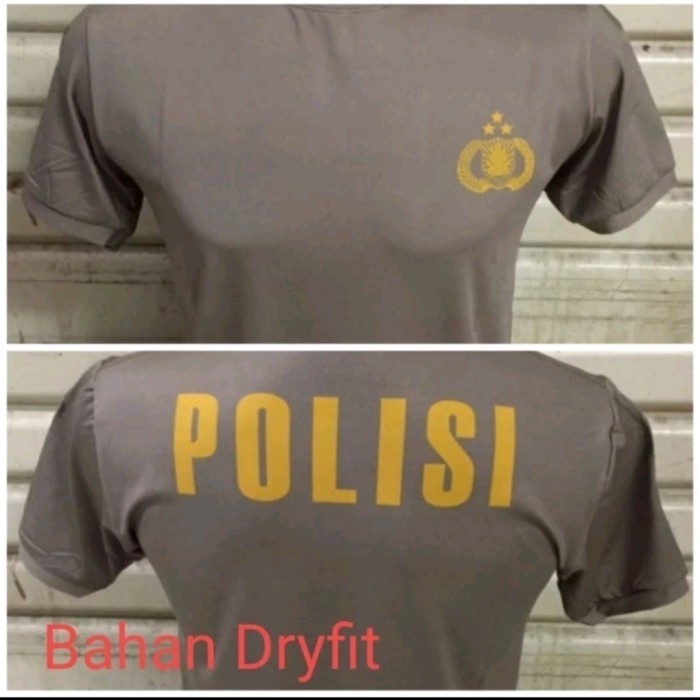 promo ✨ -Kaos jatah Polri / kaos jatah Polri dryfit /  kaos Polri Polisi - dryfit tribata, 3EB=XXXL