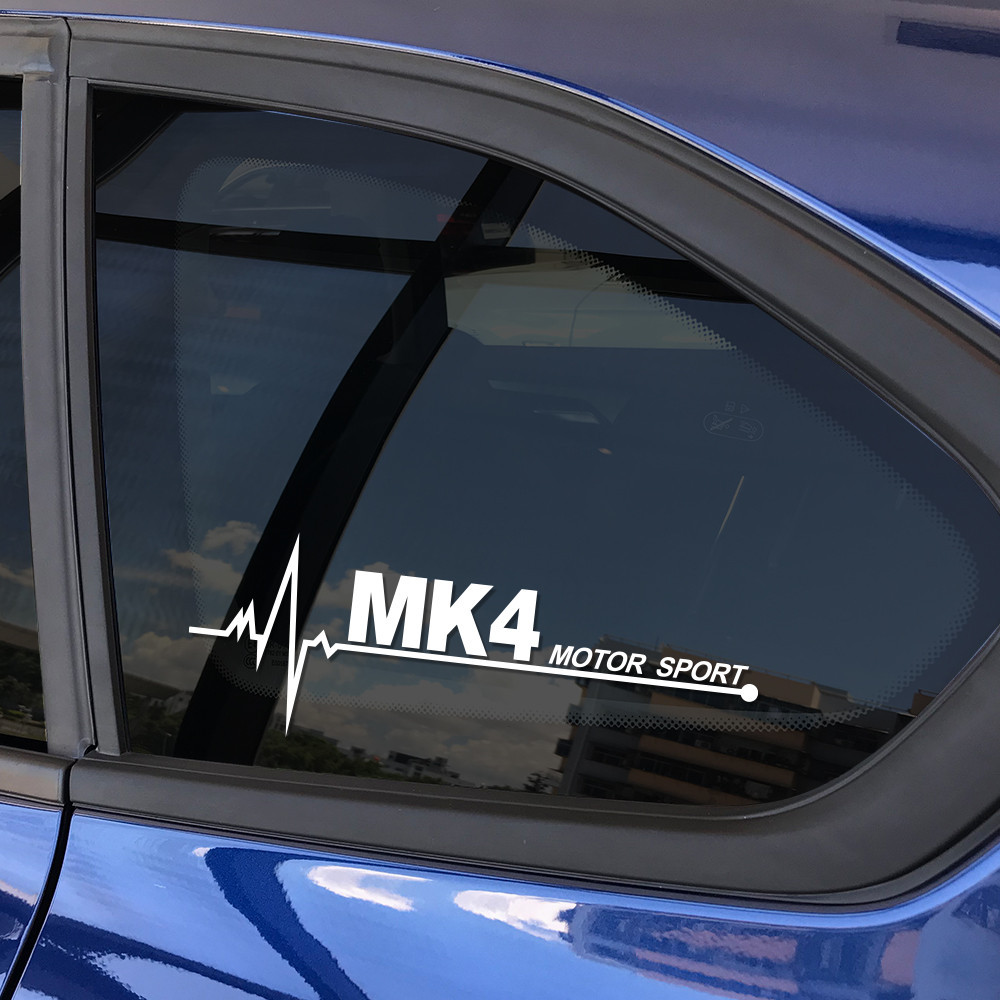 Untuk VW Volkswagen Golf 4 5 7 6 3 mk4 mk2 mk3 mk5 mk6 mk7 mk8 stiker jendela samping mobil aksesori
