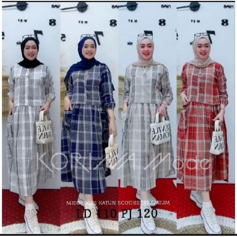 newpromoterbatas Korina midi dress
