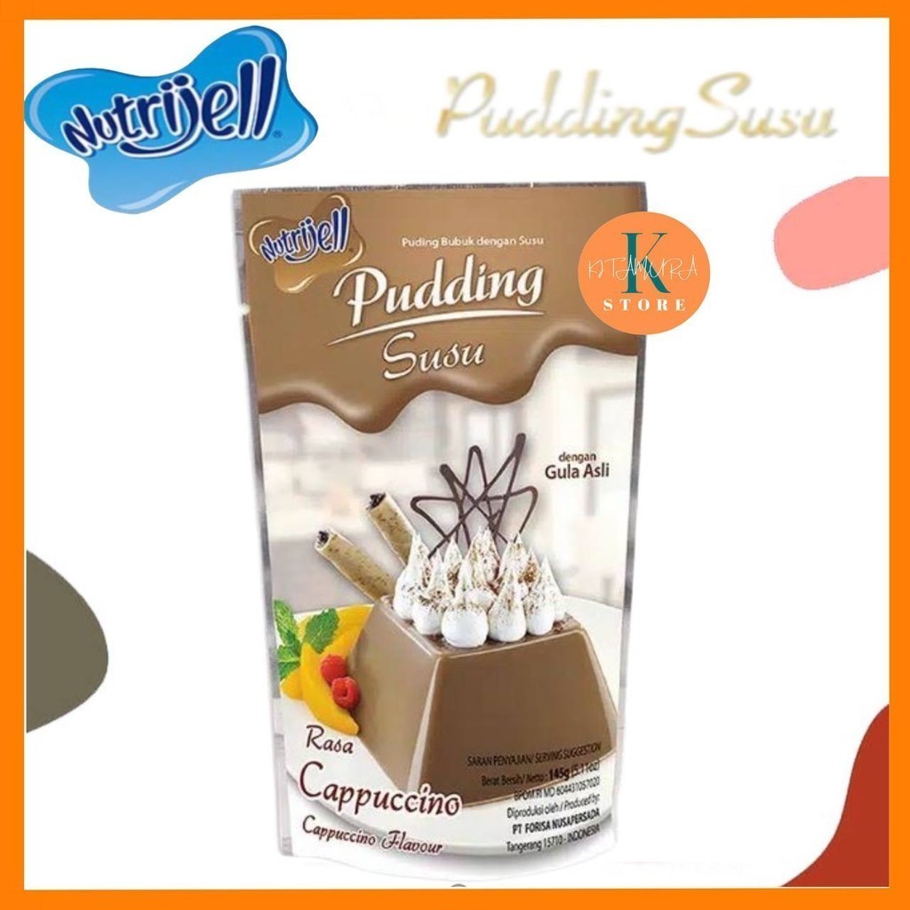 

NUTRIJELL PUDDING Susu Rasa CAPPUCINO NUTRIJEL PUDING Bubuk CAPUCINO