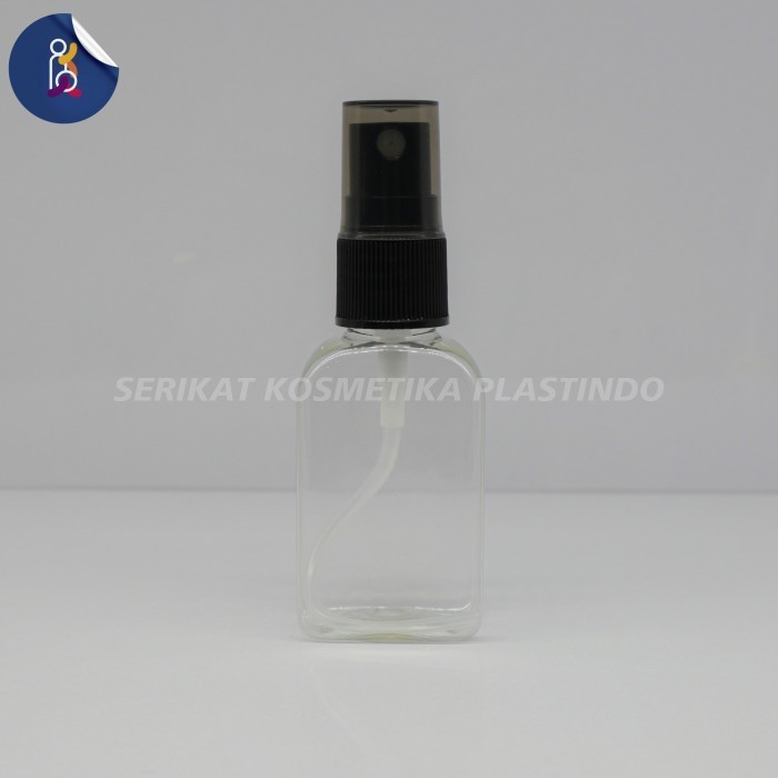 BOTOL ANTIS 30MLPLASTIK NATURAL SPRAY BLACK HITAM 30 ML PET CLEAR