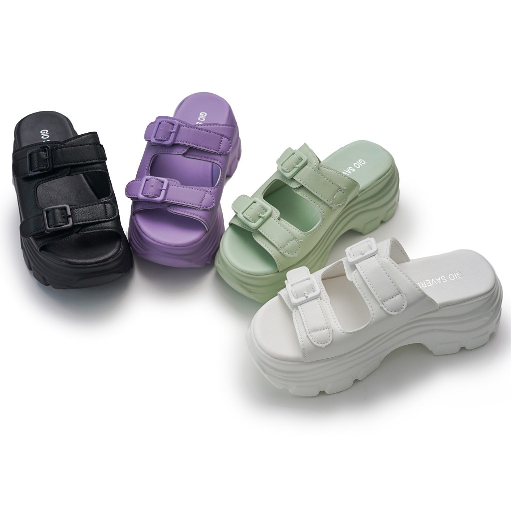 Original Gio Saverino Sandal Korea Tapak Tebal Yuri