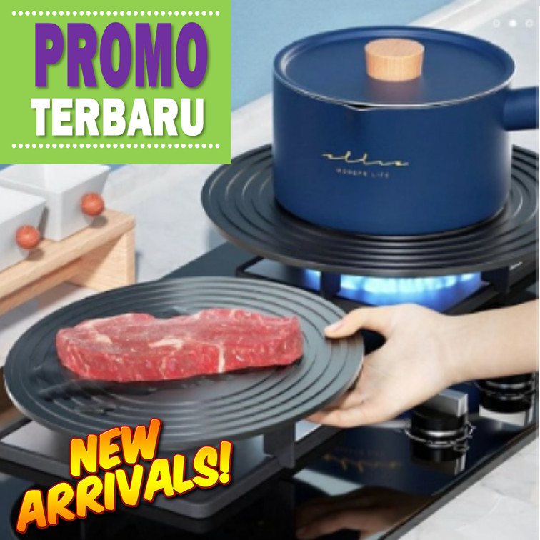 Perlengkapan Dapur Alas Tatakan kompor Gas Anti Gosong Plat Alas Panci Anti Gosong Defroze makanan P