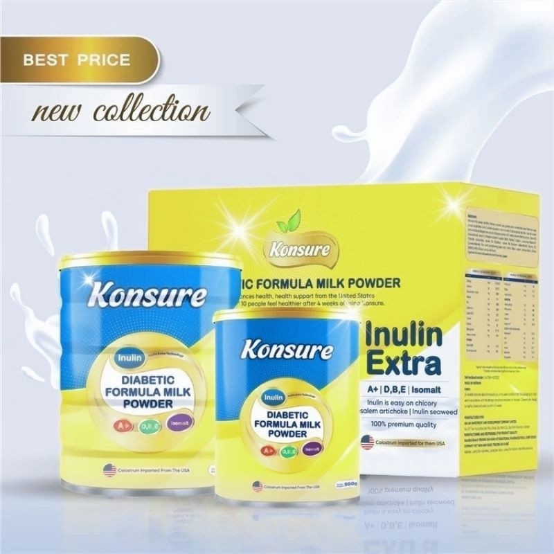 

ORIGINAL 100% Konsure Susu Diabetes Import USA Herbal Bpom