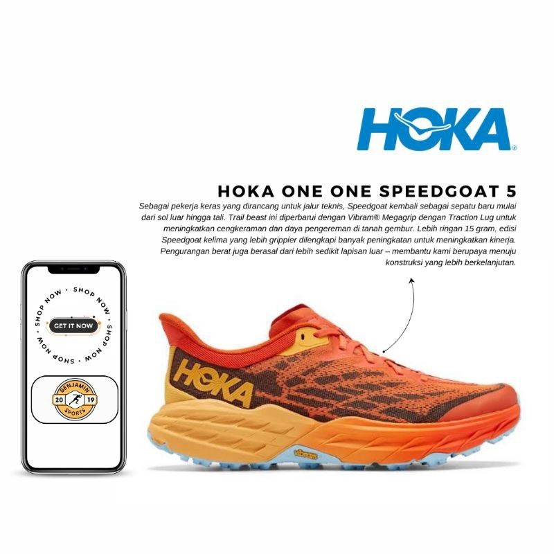 Hoka one one Speedgoat original Bnib Resmi