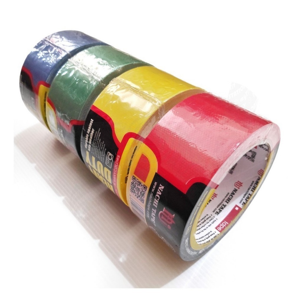 

PLAKBAN KAIN CLOTH TAPE WARNA WARNI - NACHI 2 INCH / 48 MM