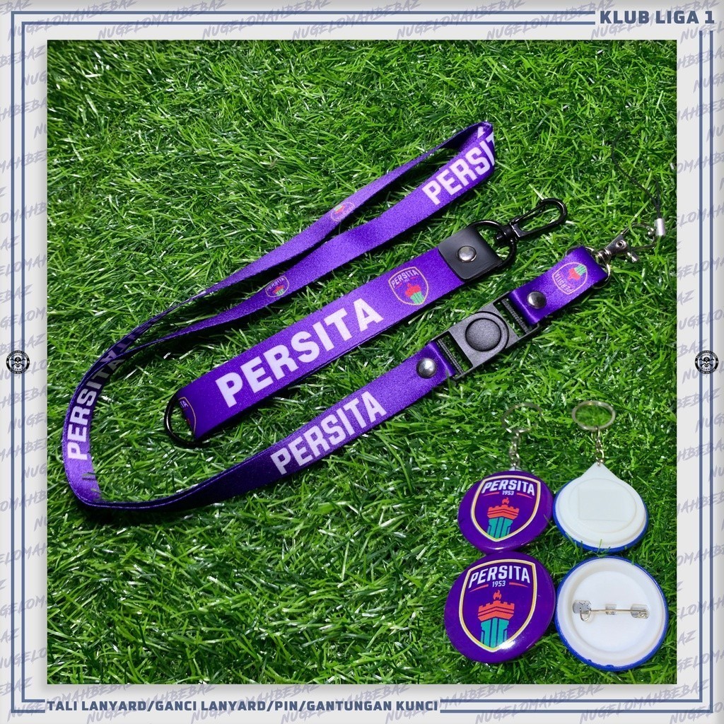 

TALI LANYARD/GANCI/PIN/GANTUNGAN KUNCI/HP/KLUB LIGA 1 - PERSITA TANGERANG