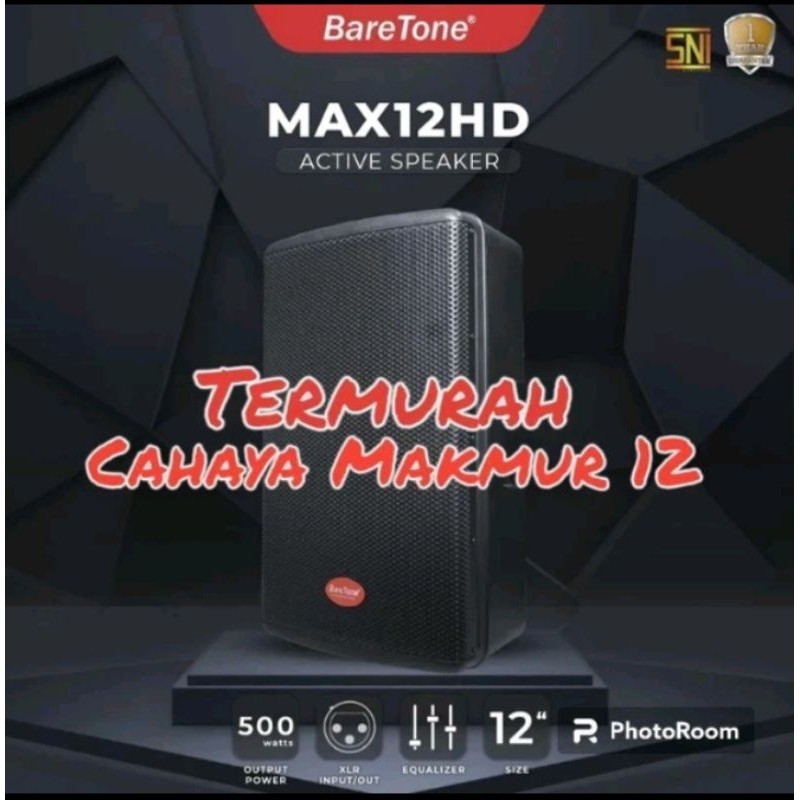 speaker aktif baretone 12inch max12hd max 12hd