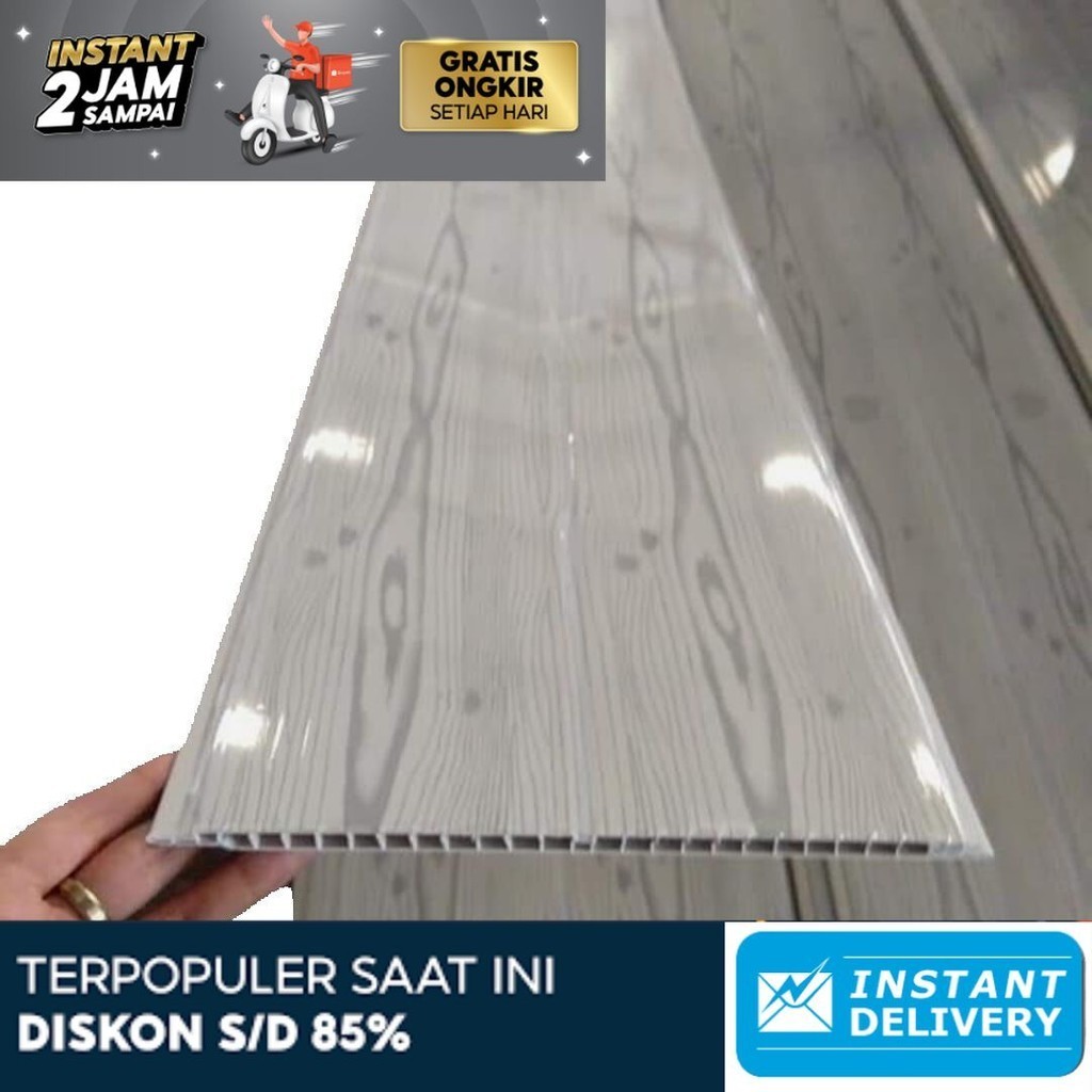 motif plafon pvc putih polos