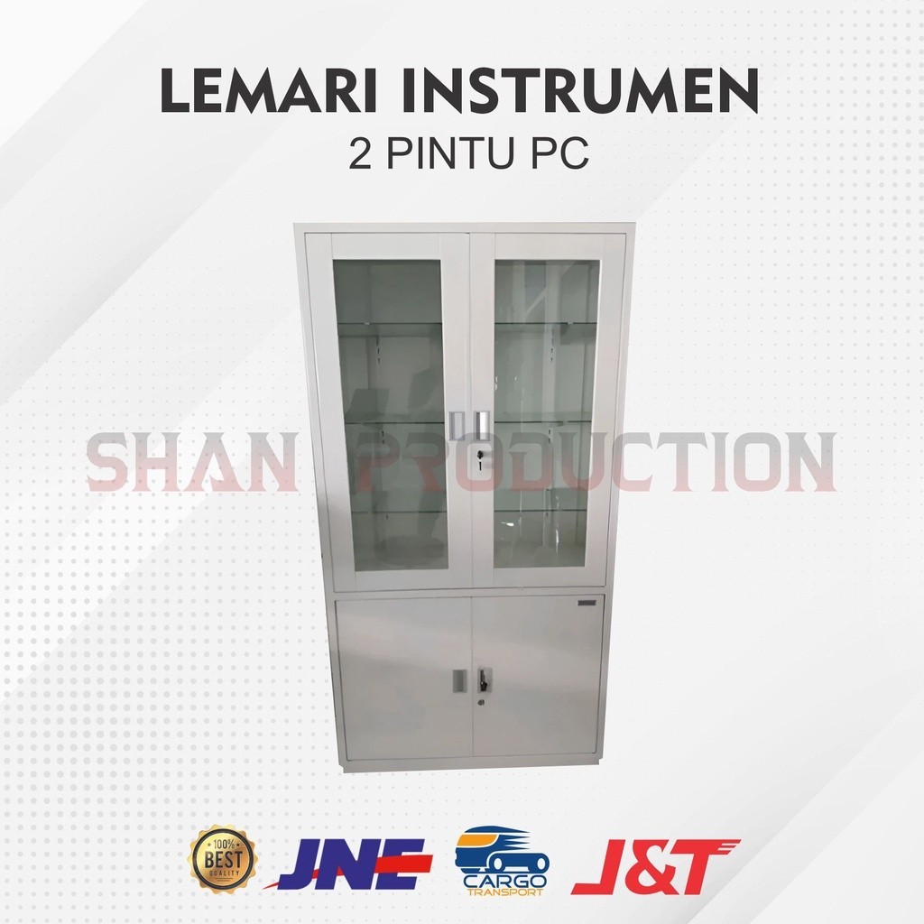 Lemari Obat 2 Pintu Besi PC - ALKES STUDIO