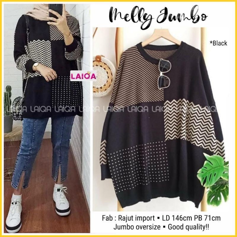 fabiola long tunik ori valent tunik import tunik jumbo ld 130 baju atasan wanita tunik muslim xxxl/ 