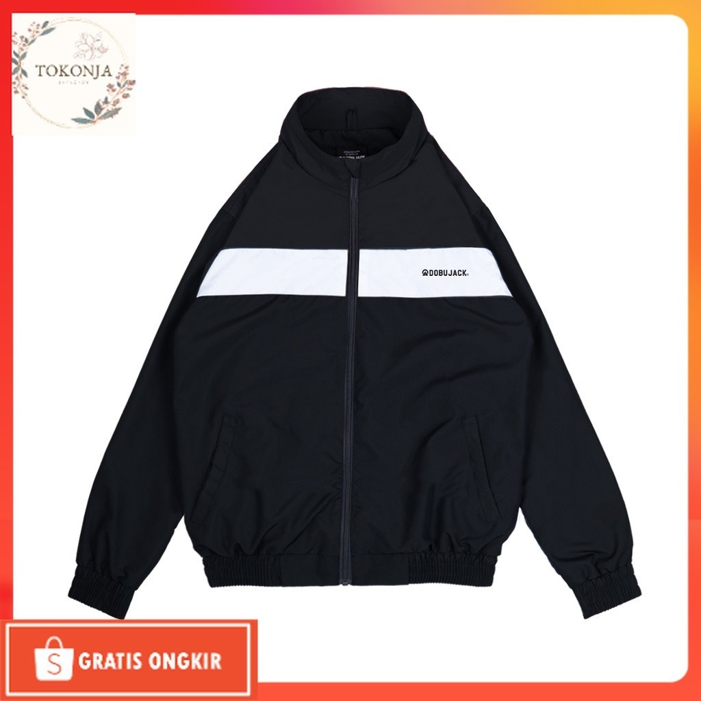 Jaket terkini / Dobujack Track Suit Jacket Sacou Black