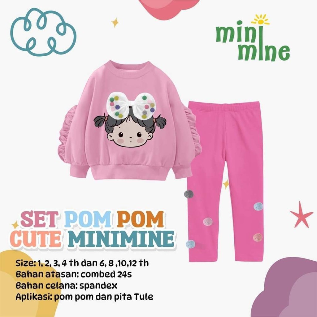 SET POMPOM MINIMINE