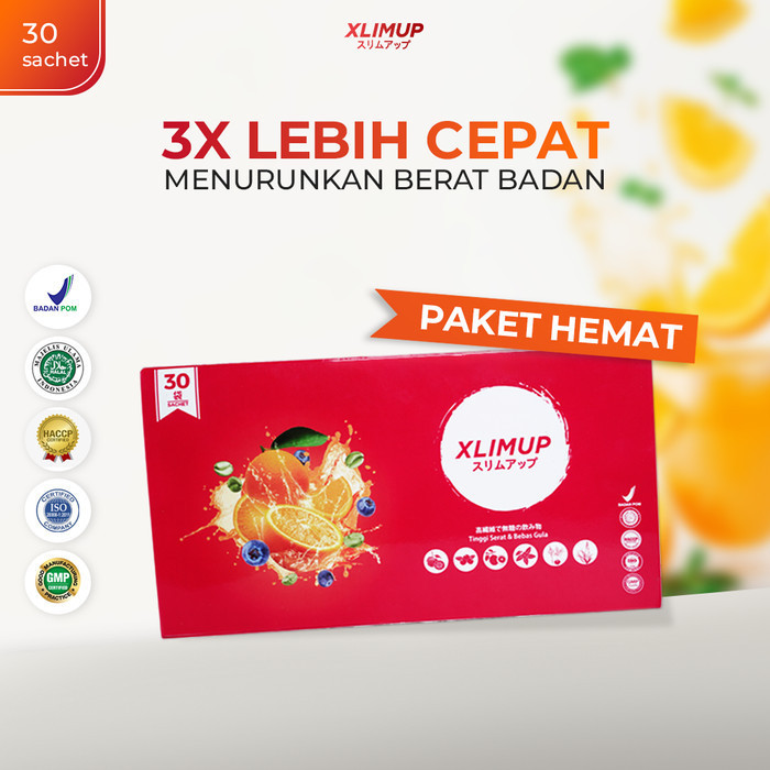 

[Aneka Rasa] Xlimup - Tinggi Serat & Bebas Gula | 1 Box Isi 30 Sachet