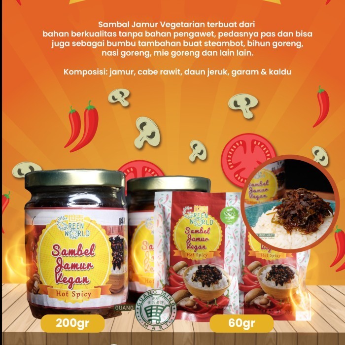 

Terbaru[Promo] SAMBAL JAMUR PREMIUM HOMEMADE VEGAN VEGETARIAN HALAL