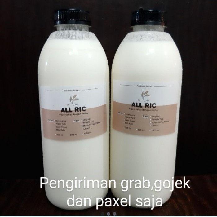 

kefir susu sapi organic/raw/unpasteurisasi/sugarfee 1000ml