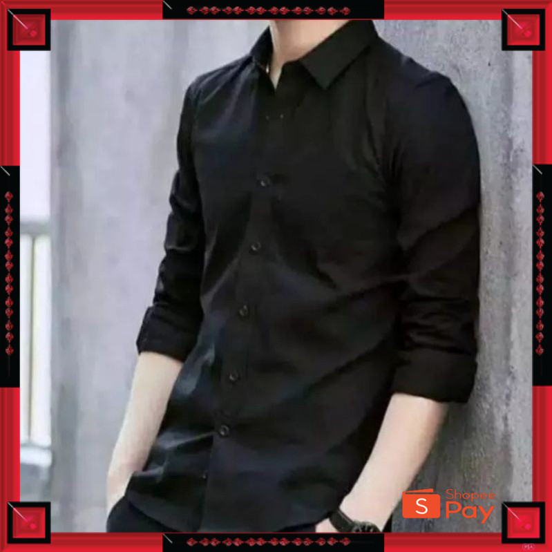 KAIN ADEM LEMBUT HALUS TEBAL / PROMO (COD)Kemeja Pria Lengan Panjang Kemeja Polos Pria Oxford Oxport