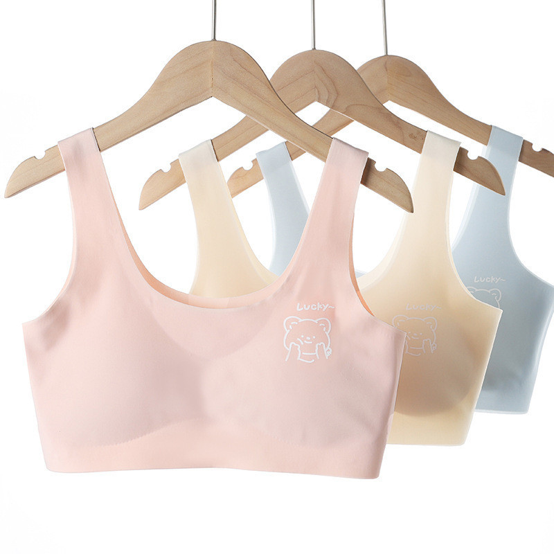 MINISET SEAMLESS PREMIUM SD SMP MINI SET BH BRA KATUN ANAK REMAJA step 2 PEREMPUAN WANITA PUBERTAS P