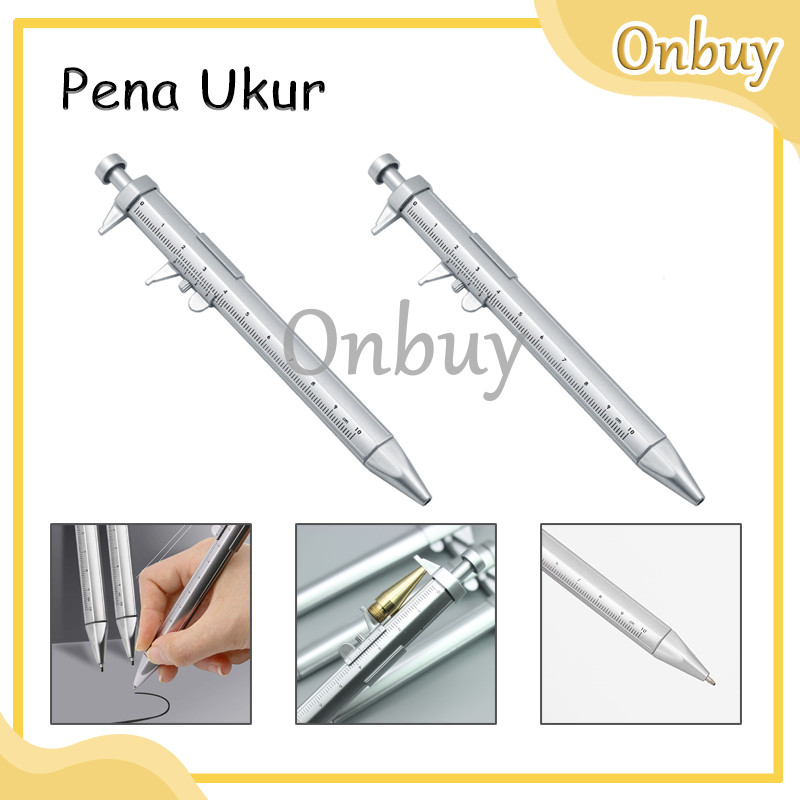 

Pulpen Jangka Sorong Pena Vernier Caliper Pen Tulis Mistar Ukur