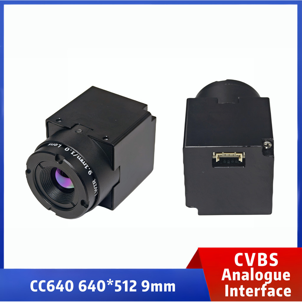 640*512 Resolution 9mm Focal length Mini CVBS /USB Thermal Imaging Camera