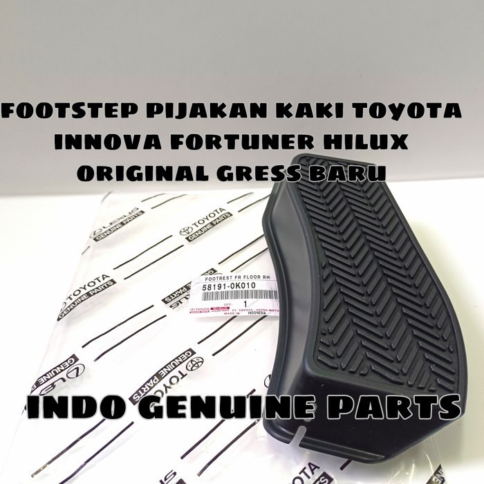 footstep footrest pijakan kaki toyota innova fortuner hilux original