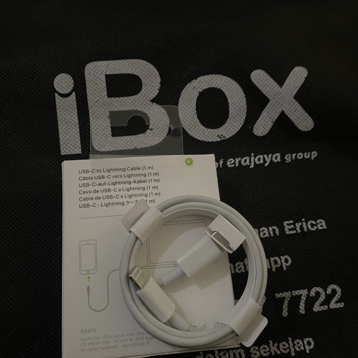 Best kabel type c to lightning iphone original ibox garansi 1 bulan