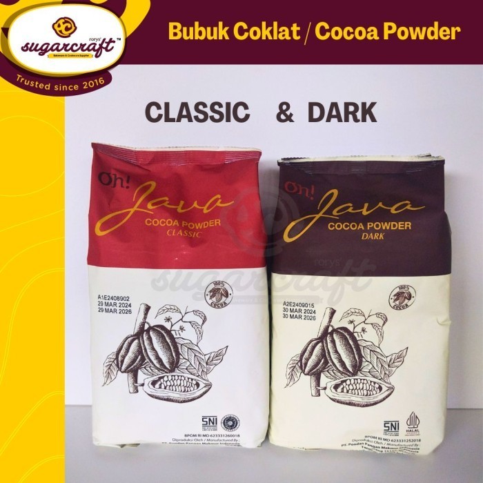 

Coklat bubuk murni premium Oh Java kakao pure cocoa powder cokelat chocolate