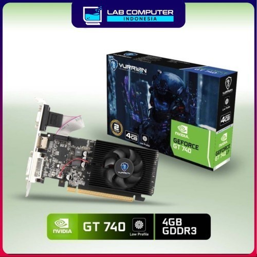 VGA VURRION GT 740 4GB DDR5 I GT 740 4GB DDR3 128Bit GAMING VGA ORI - GT 740 4GB DDR3