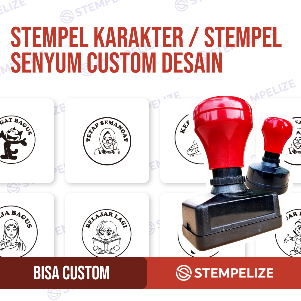 

Stempel Karakter / Stempel Senyum Custom Desain