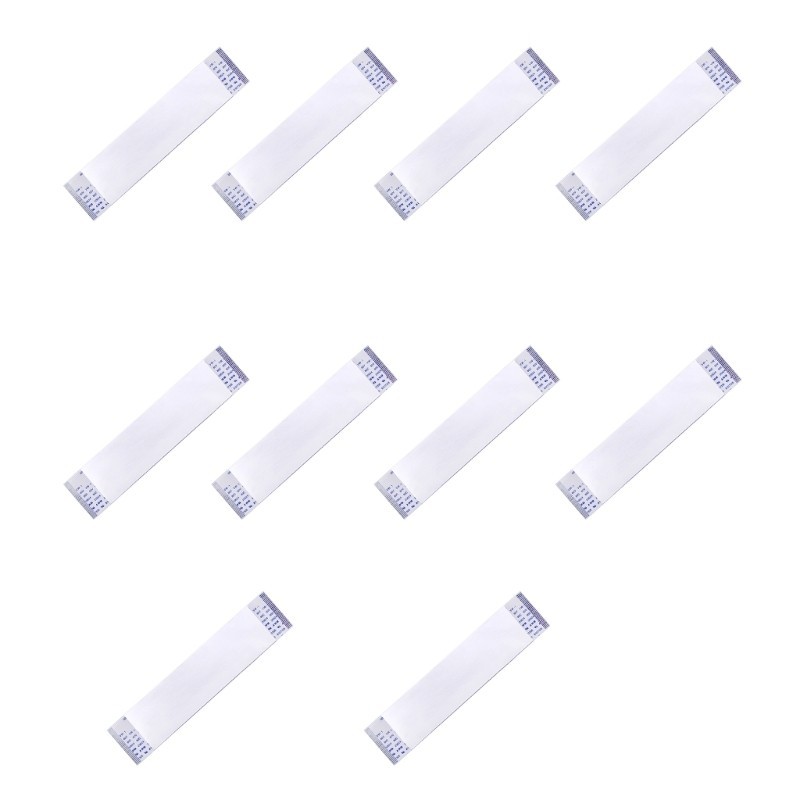 

10Pieces Aluminum Foil Flexible Flat Cable FPC FFC Flexible Ribbon Cable for 3D Printer LCD Screen Car DVD Player