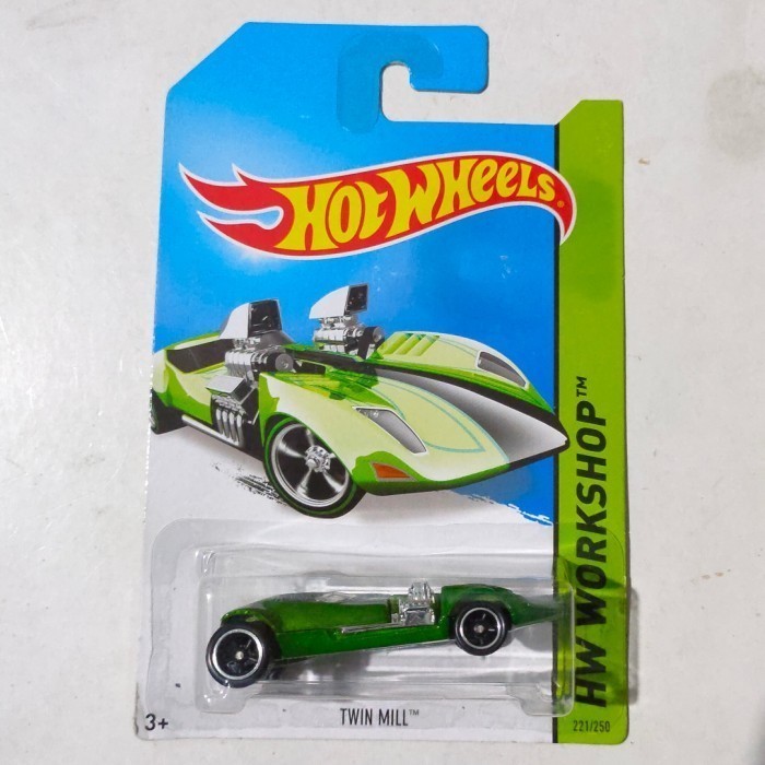 Hotwheels Twin Mill hijau Super Treasure Hunts THS 2014