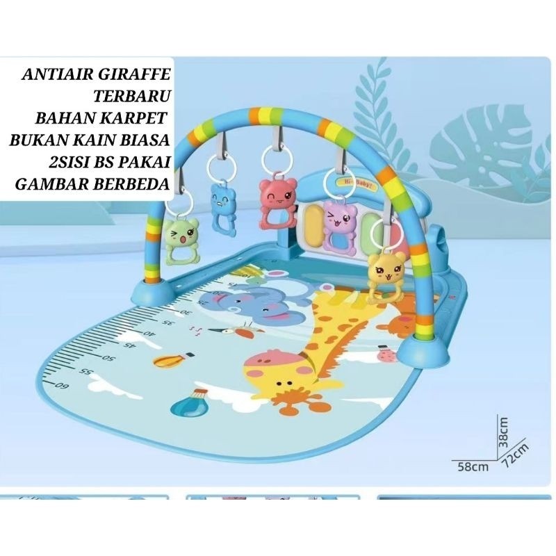 playmate baby music waterproof original impor ibu & bayi mainan playmat bayi & anak