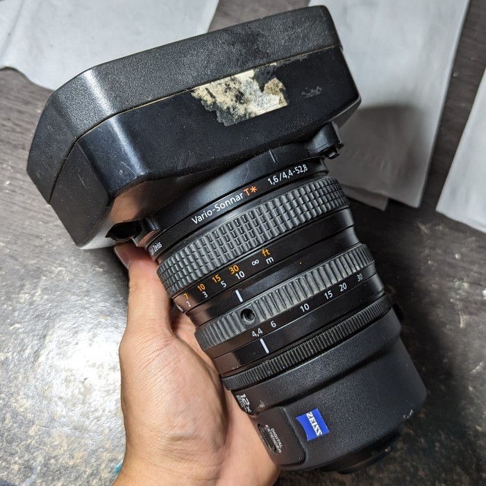 Carl Zeiss Vario Sonnar 4.4-52.8mm F1.6 TV Broadcast Cinema Lens X Angenieux Bolex Kern Paillard Can